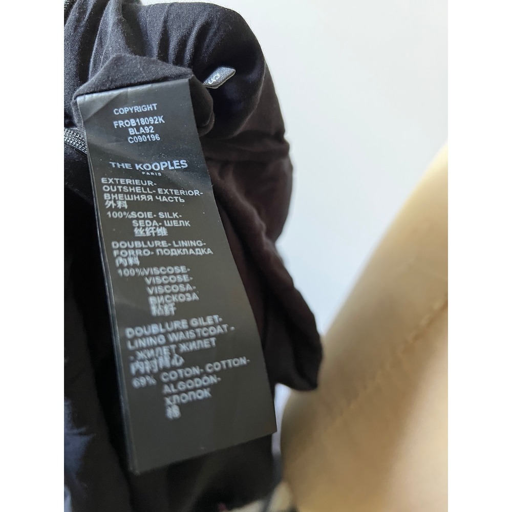 The Kooples Paris Silk Polka Dot Midi Romantic Whimsical Dress Fits US 6-8 - Picture 5 of 5